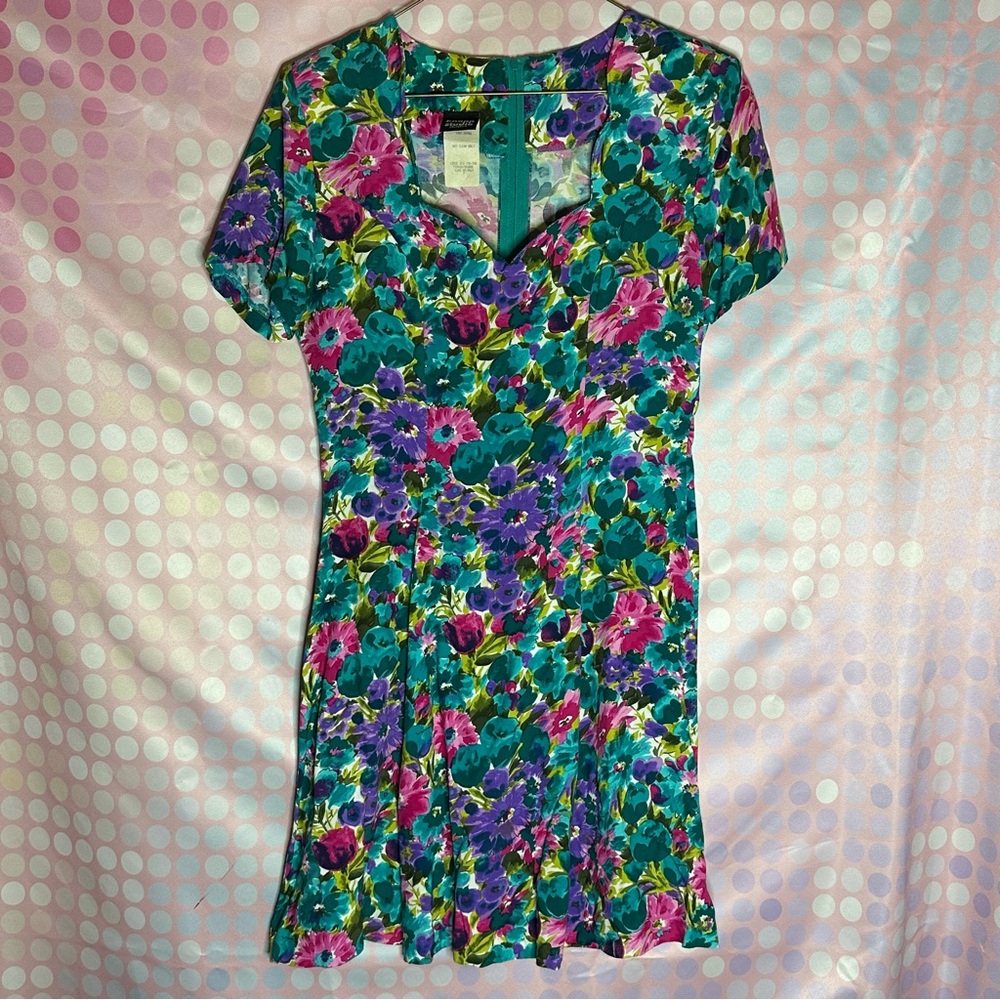Knapp Studio California Vintage Colorful Floral Easter Sunday Dress